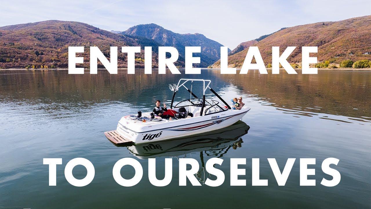 We had the entire lake to ourselves