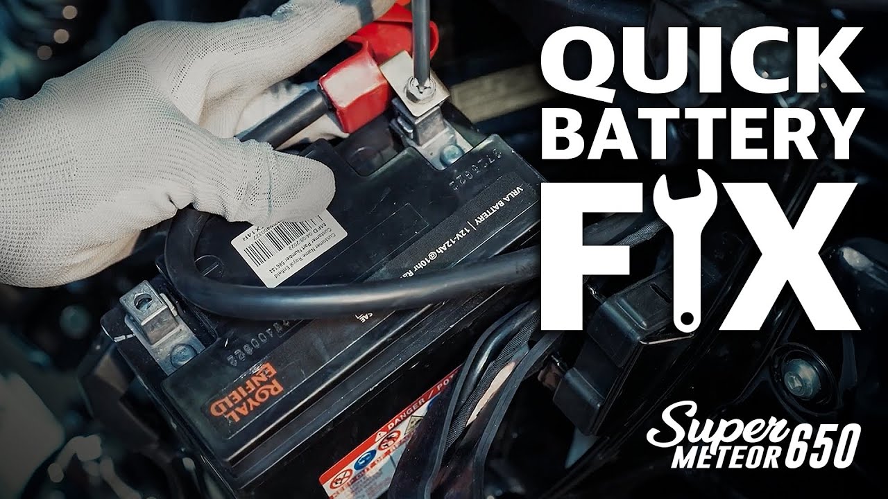 Master Your Ride: Super Meteor 650 Battery Replacement & Inspection | Royal Enfield