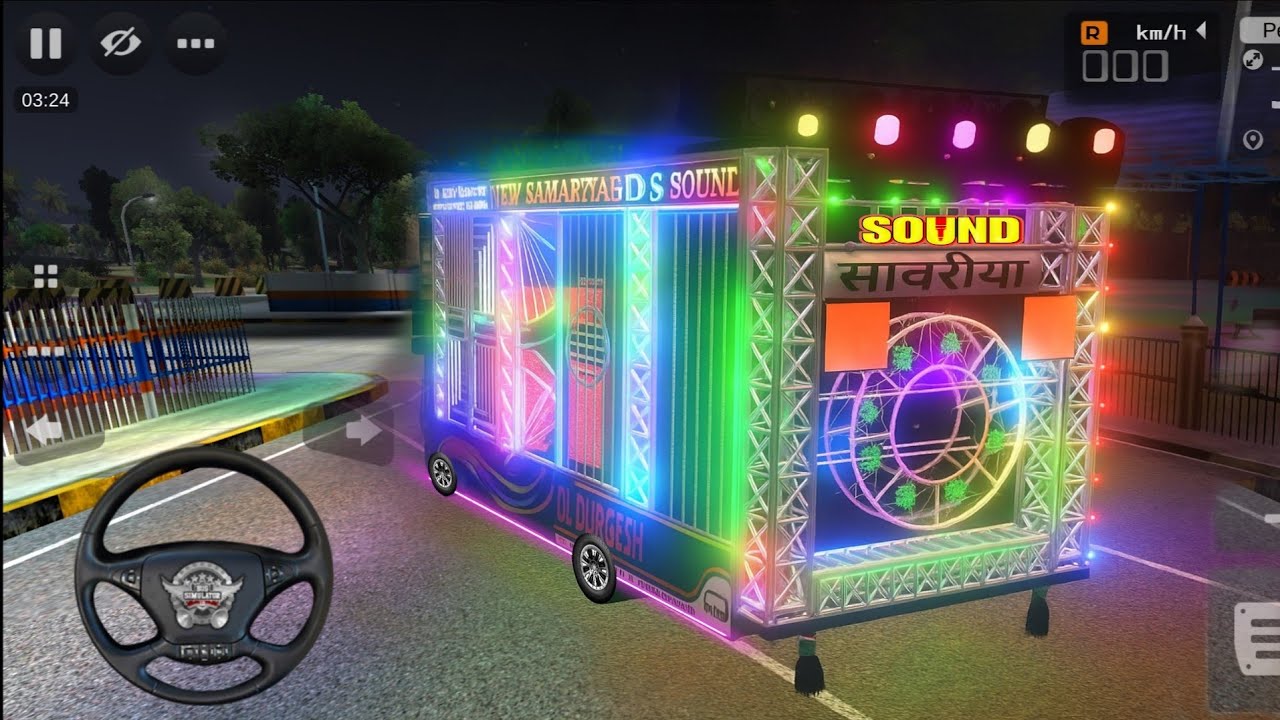 Big Indian Loading Dj truck ! Dj Truck Game bus Simulator Indonesia ! Hindi Bollywood Remix DJ Song 