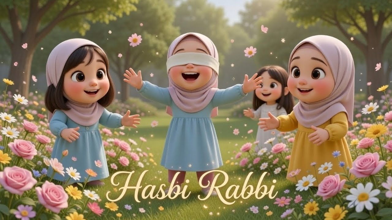 Hasbi Rabbi | Beautiful Islamic Kids Naat | 3D Animated Cartoon for Children | Islamic Song for Kids