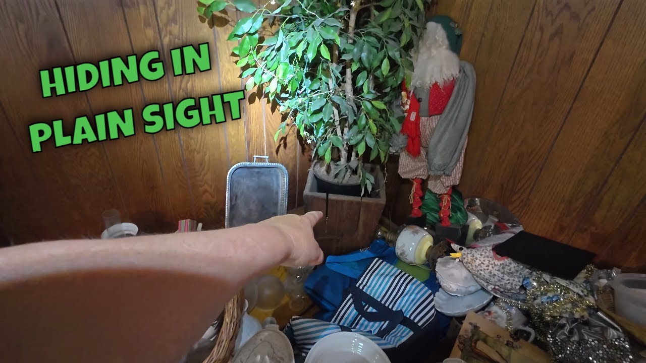 Estate Sale Treasure Hunting in a Hoarder House