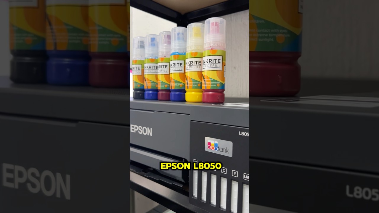 Epson L8050 using Inkrite pigment #epson #L8050 #pigmentink