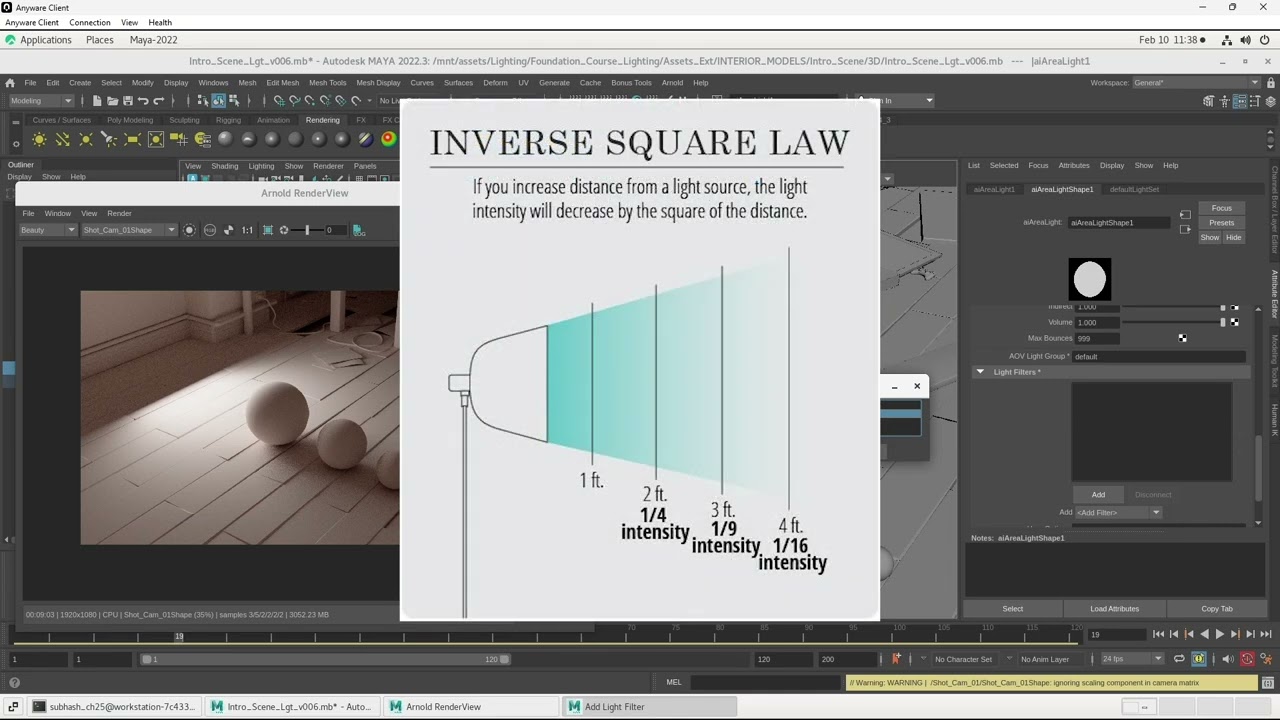 Arnold Light Decay Explained | Realistic Lighting Falloff Guide