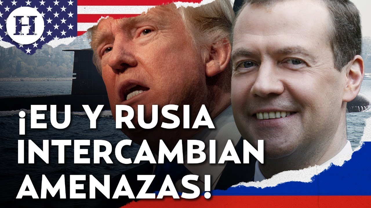 ¿Rusia y Estados Unidos entrarán en guerra? Donald Trump ordena despliegue de submarinos nucleares