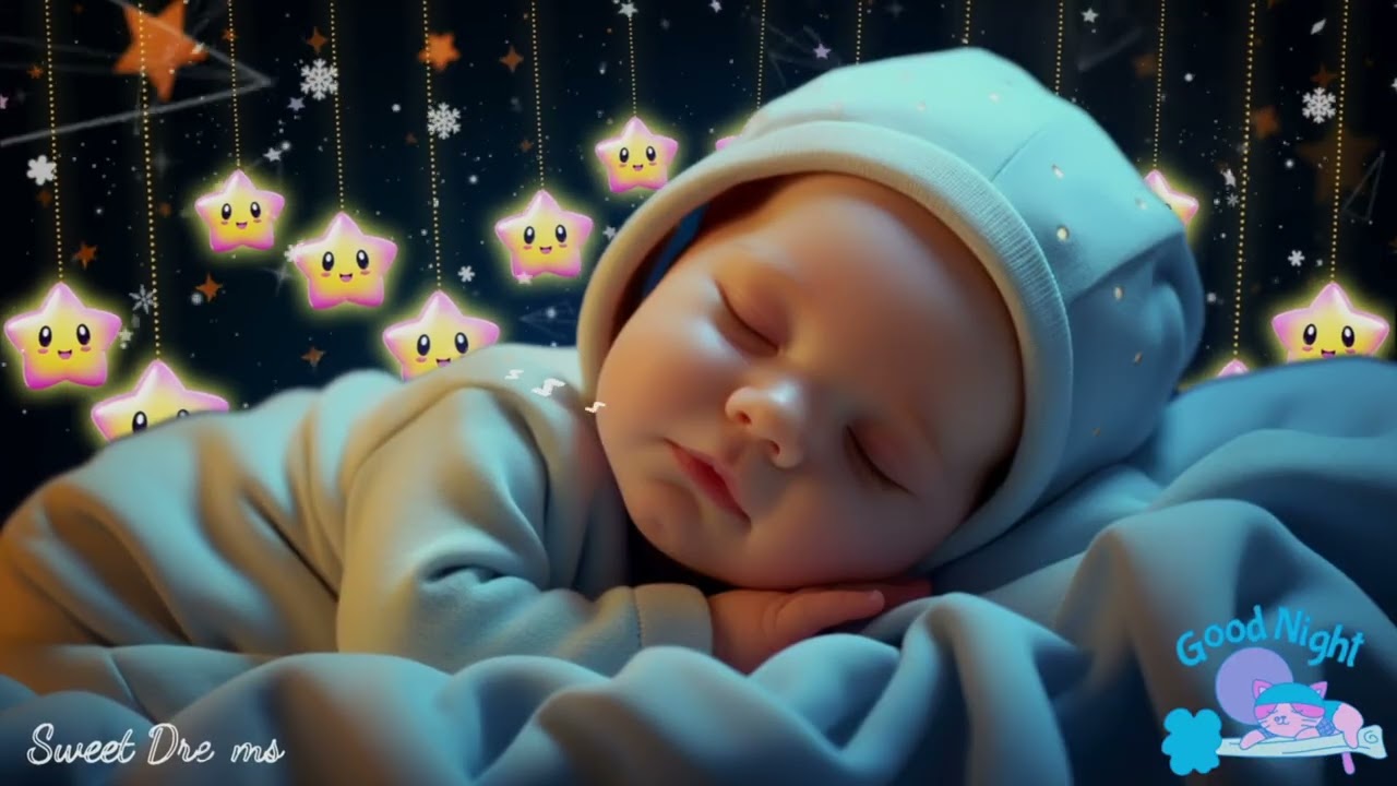 Beat Baby Insomnia in 3 Minutes 💤 Mozart & Brahms Lullabies | Soothing Sleep Music for Sweet Dreams