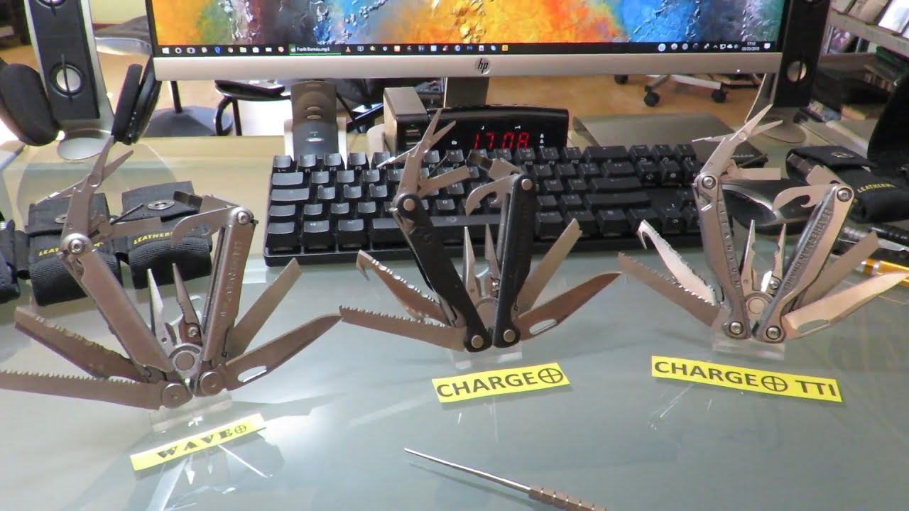 Leatherman WAVE PLUS, CHARGE PLUS & CHARGE PLUS TTI (comparisons and tips)
