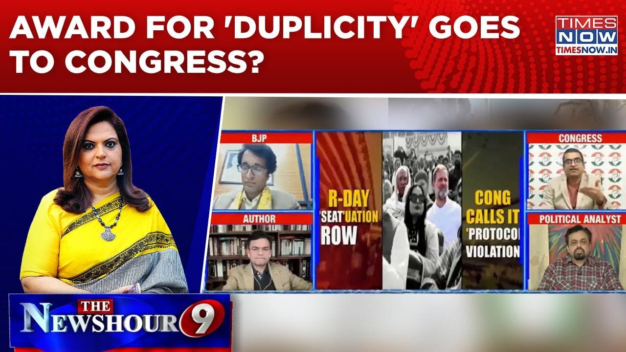 Politics Peaks Over R-Day Event & Padma Awards: Award For 'Duplicity' Goes To Congress? Newshour