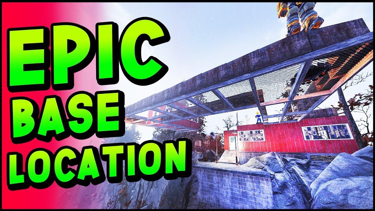 Fallout 76 - EPIC MOUNTAIN BASE! Building On TOP of a MOUNTAIN! (Fallout 76 Base Building)