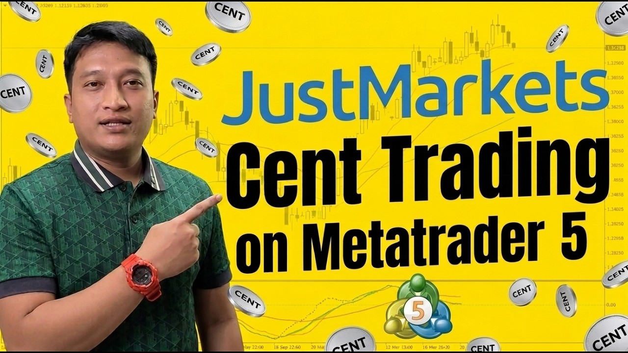 JustMarkets Cent Account for MT5 | How to Create and Trading