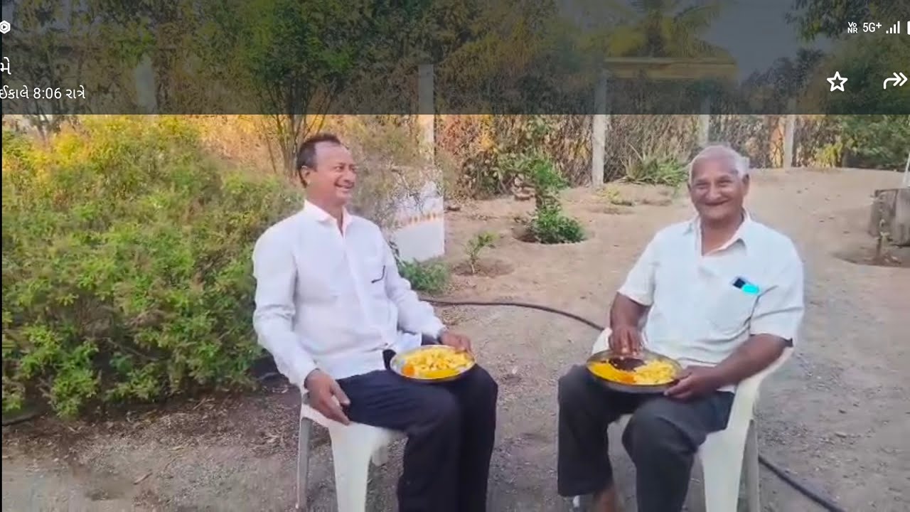 માનવંતા મહેમાન અરુણભાઈ સાવલિયા ગામ હુડલી ની મુલાકાત જોરદાર બગીચો બનાવ્યો