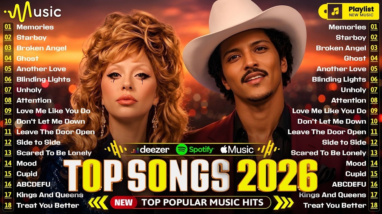 Billboard Hot 100 💥 Adele, Dua Lipa, The Weeknd, Ed Sheeran, Bruno Mars, Selena Gomez, Maroon 5
