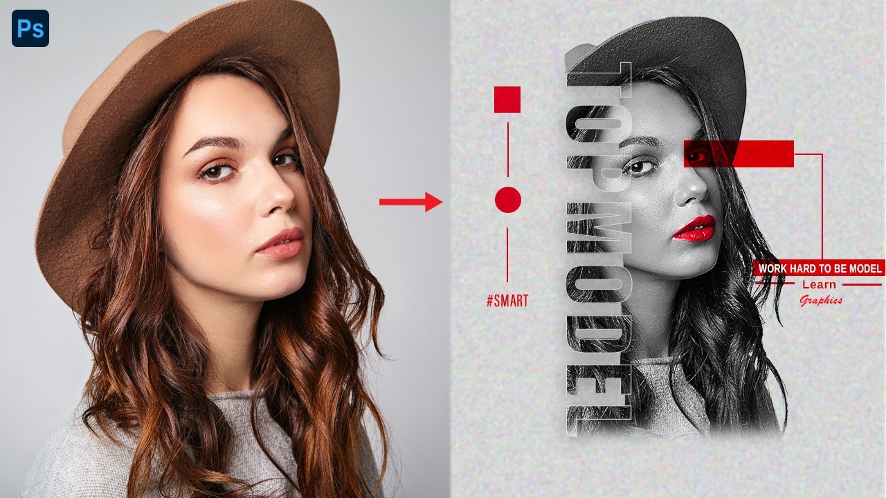 Social Media Poster Design -  Masking in Photoshop || Photoshop Tutorial