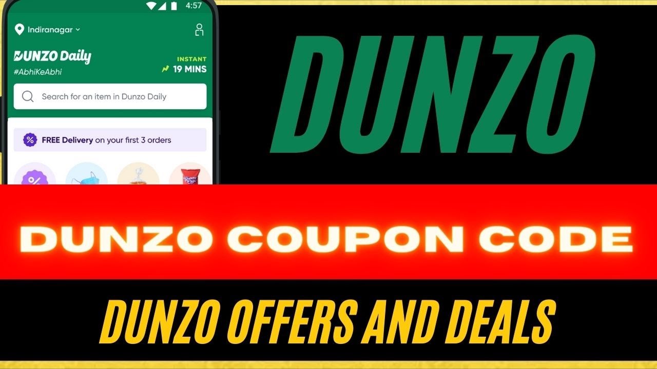 Dunzo Coupon Code - Get Flat Rs100 off - Dunzo Referral Code - DUNZOC923UC