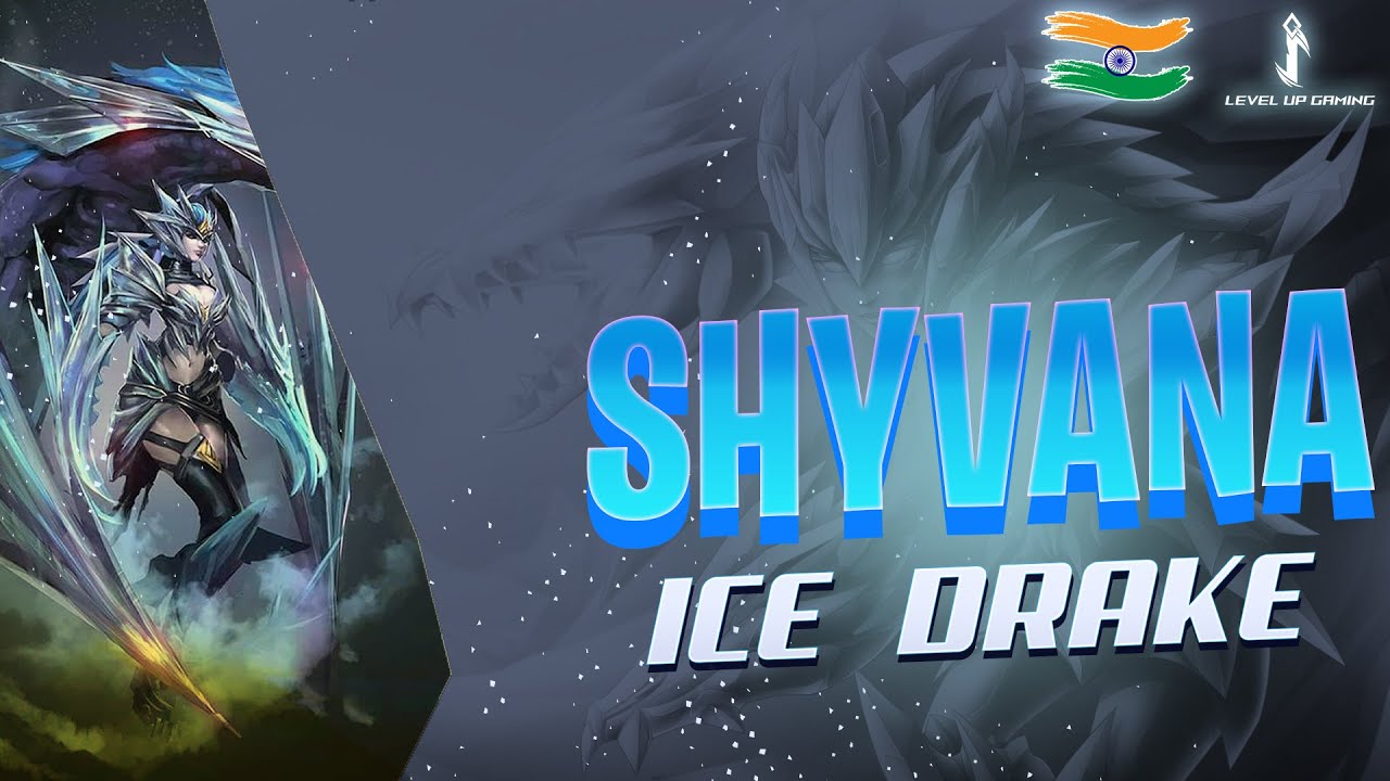 Ice Drake Shyvana  | Wild Rift Skin Spotlight india |#wildriftindia #levelupgaming #skinspotlight