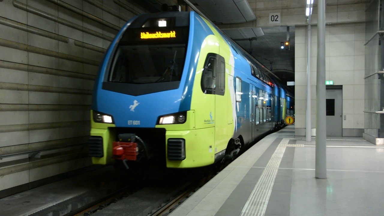 Sonderzug im Leipziger CityTunnel