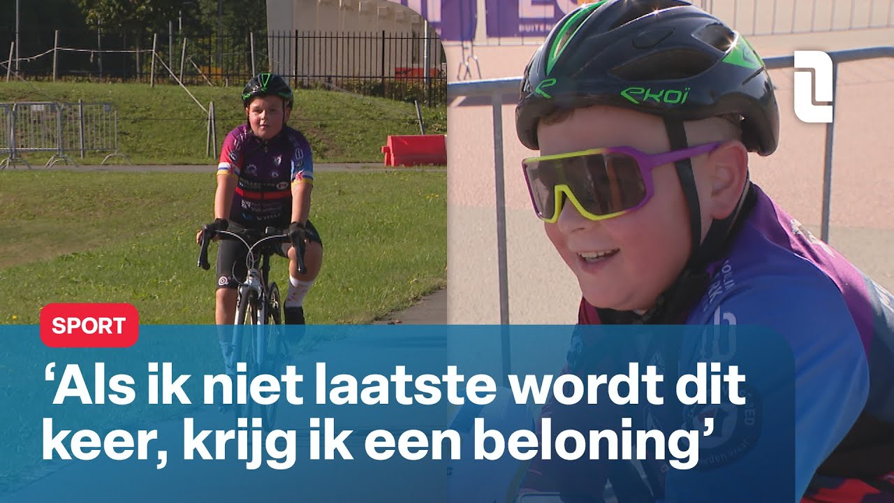 Eerste race na viral: veel supporters en lekkers voor Jayden | L1 Nieuws