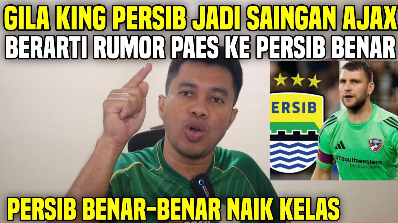 MAU HERAN TAPI INI KING PERSIB‼️GILA PERSIB NAIK KELAS SAINGANNYA BUKAN KLUB LIGA 1 LAGI TAPI AJAX