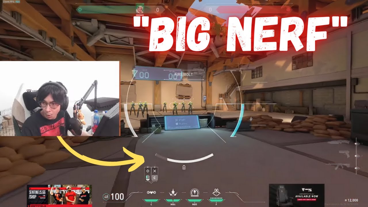 TenZ tests out the Sova NERFS coming up