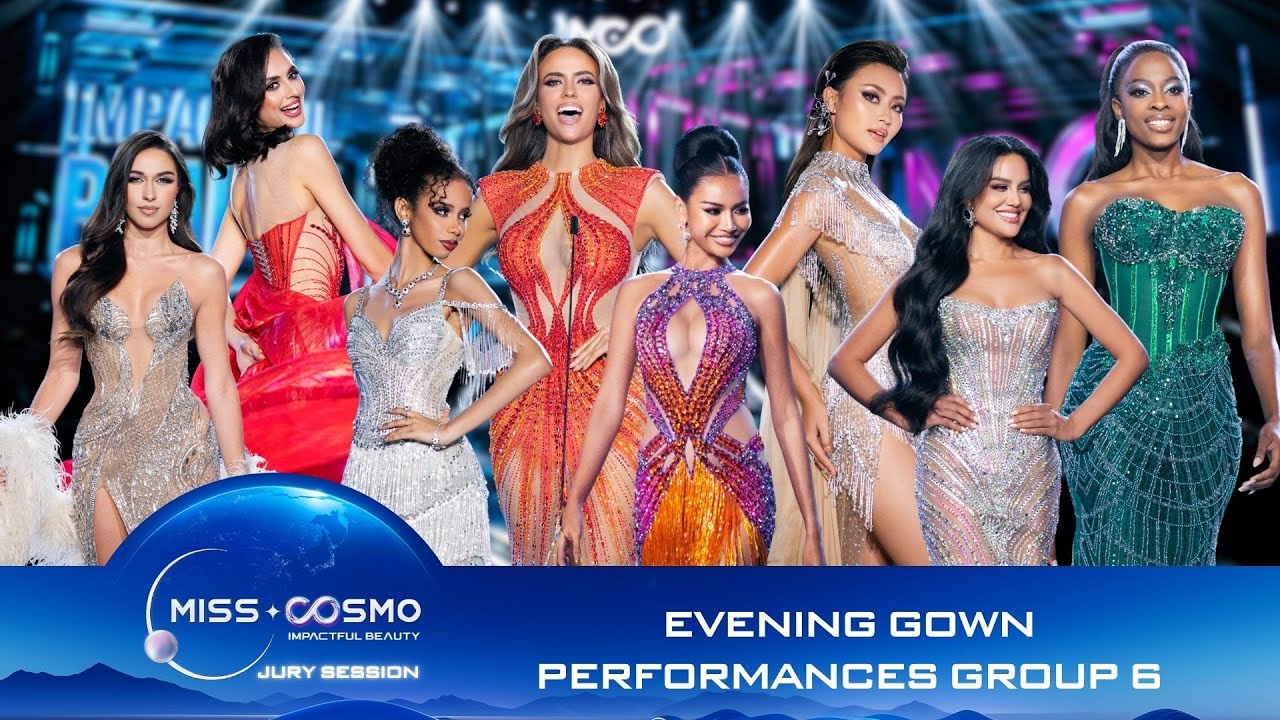 PERFORMANCES GROUP 6 – EVENING GOWN | JURY SESSION | MISS COSMO 2024