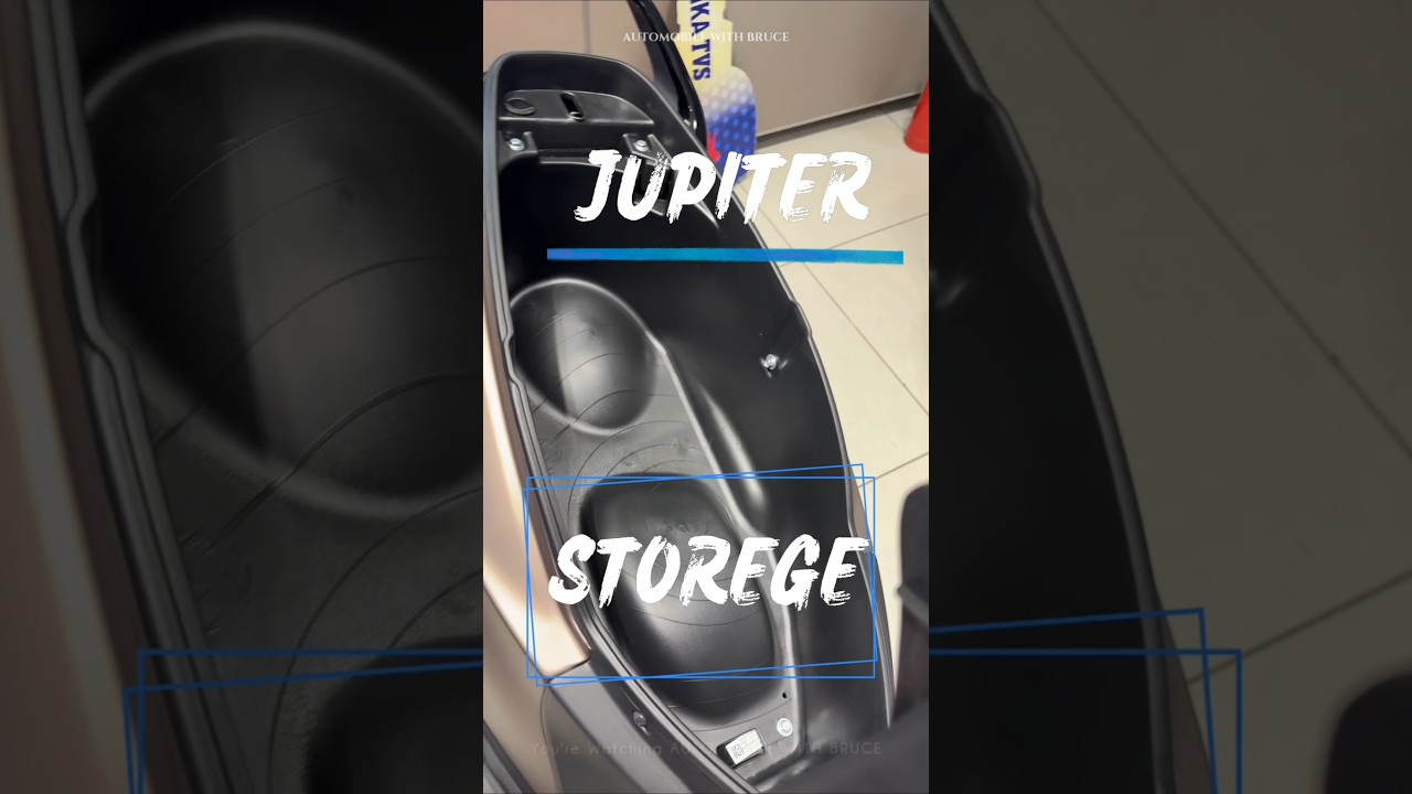 TVS Jupiter Under Seat Storage #scooter