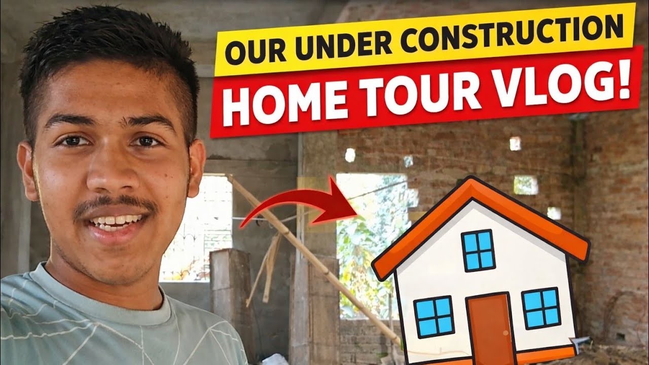 Our Under Construction Home Tour Vlog 🏠