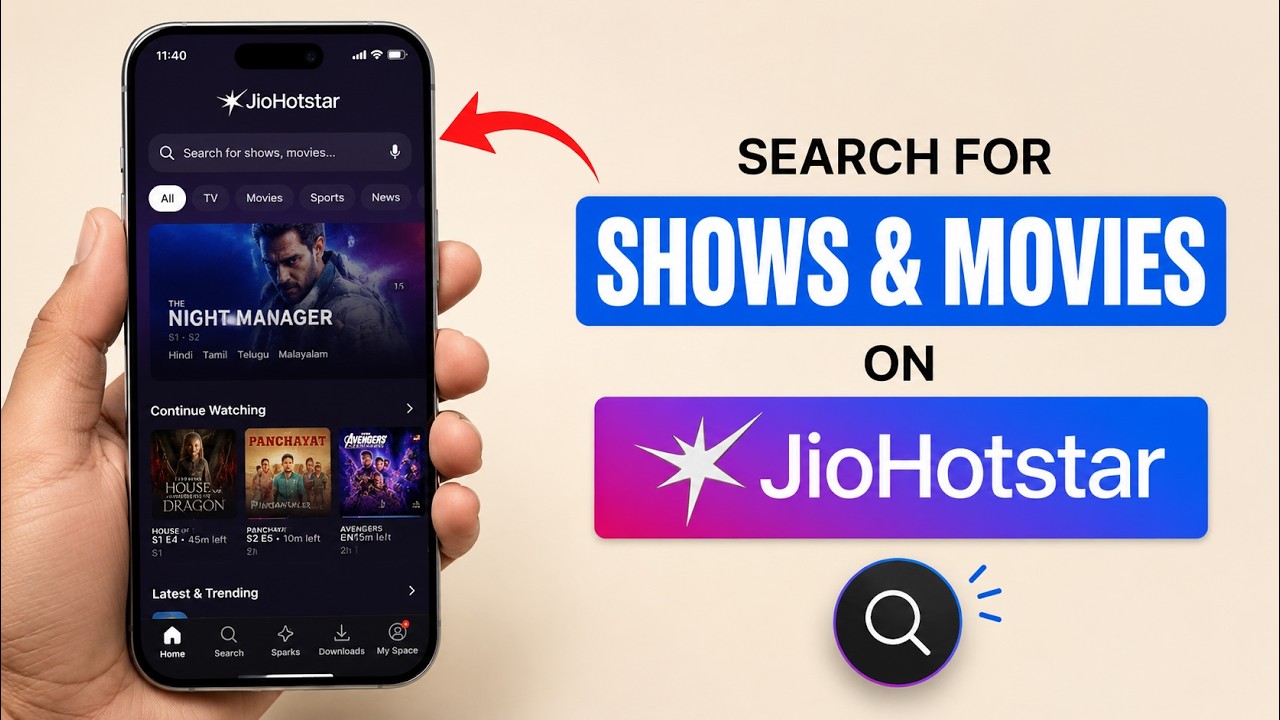 How to Search for Shows and Movies on JioHotstar