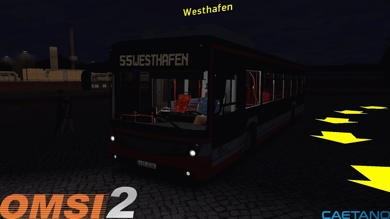 Omsi 2 - Krefrath V3.2 - Line 55 - Caetano e.Citygold