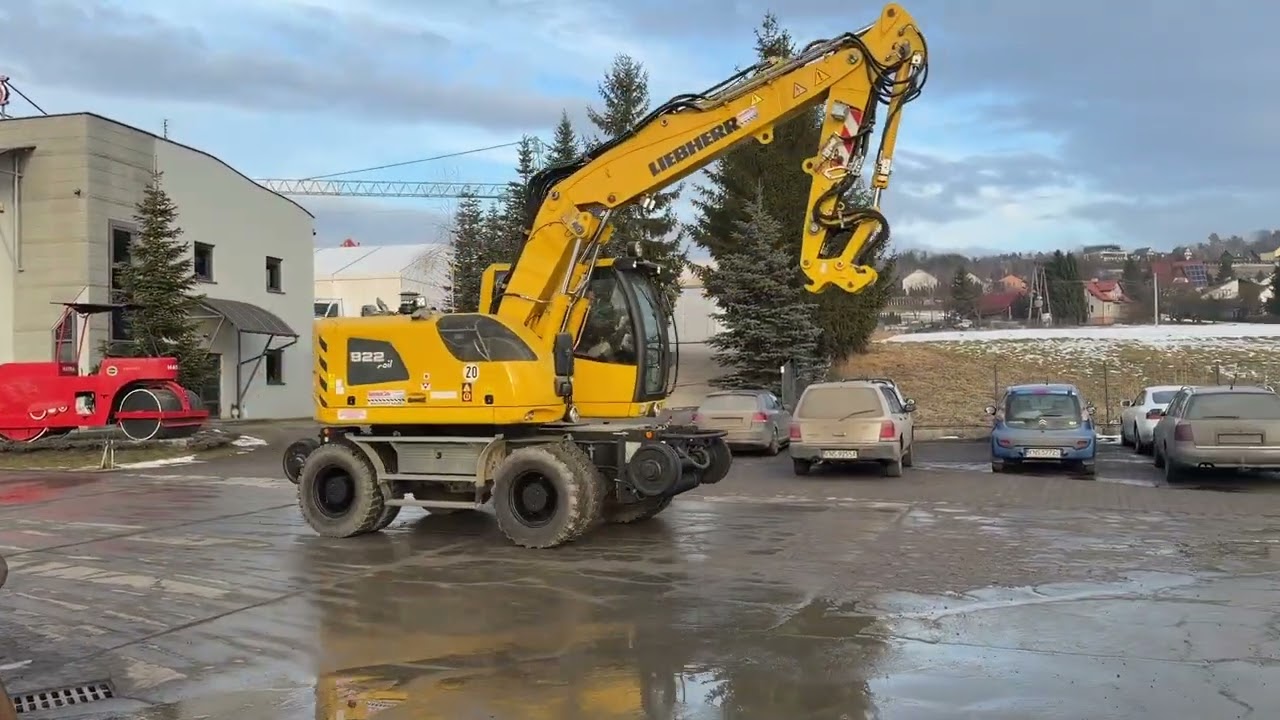 Koparka dwudrogowa Liebherr A922 Raił Litronic 2015r.