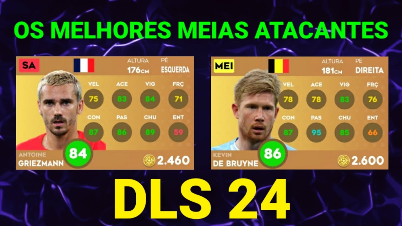 Os Melhores Meias Atacantes Lendários do DLS 24 !!