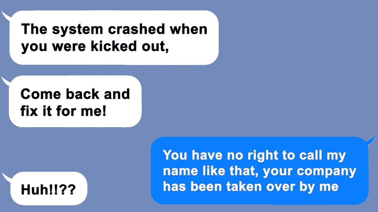 My CEO pleaded with me to return after firing me with just $100, and I ruined his career.