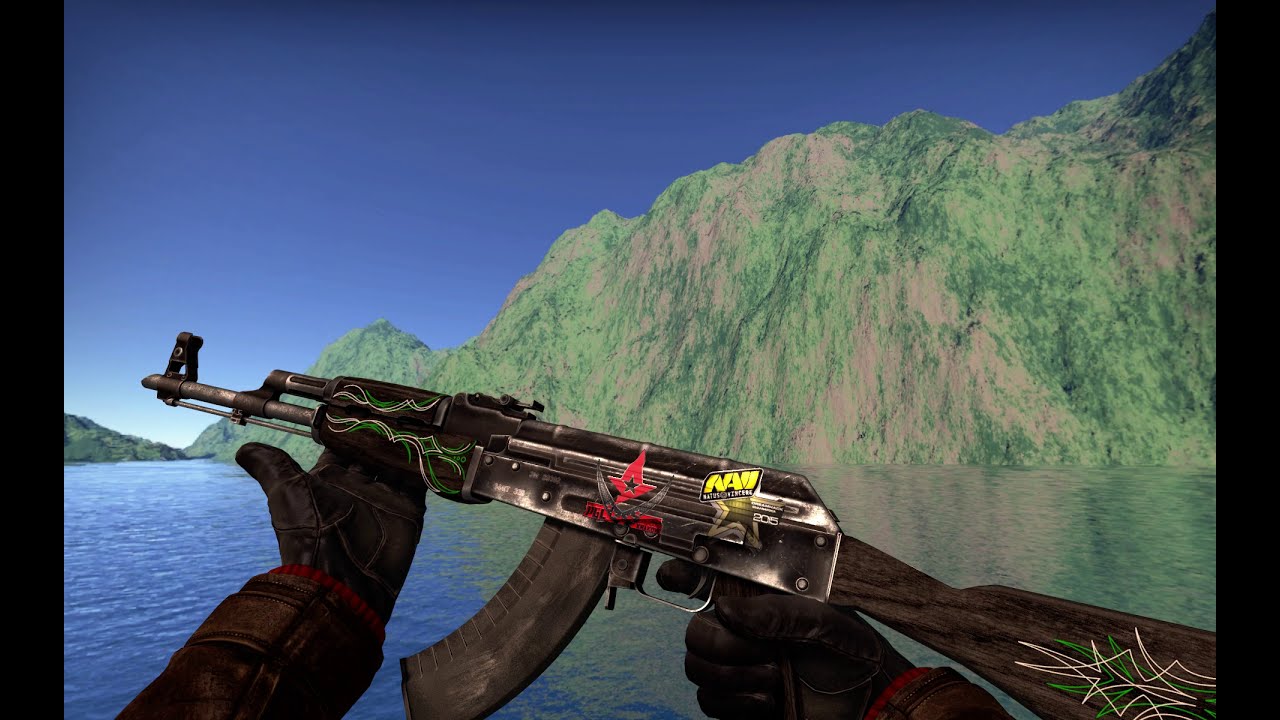 AK-47 Emerald Pinstripe Showcase (FT)