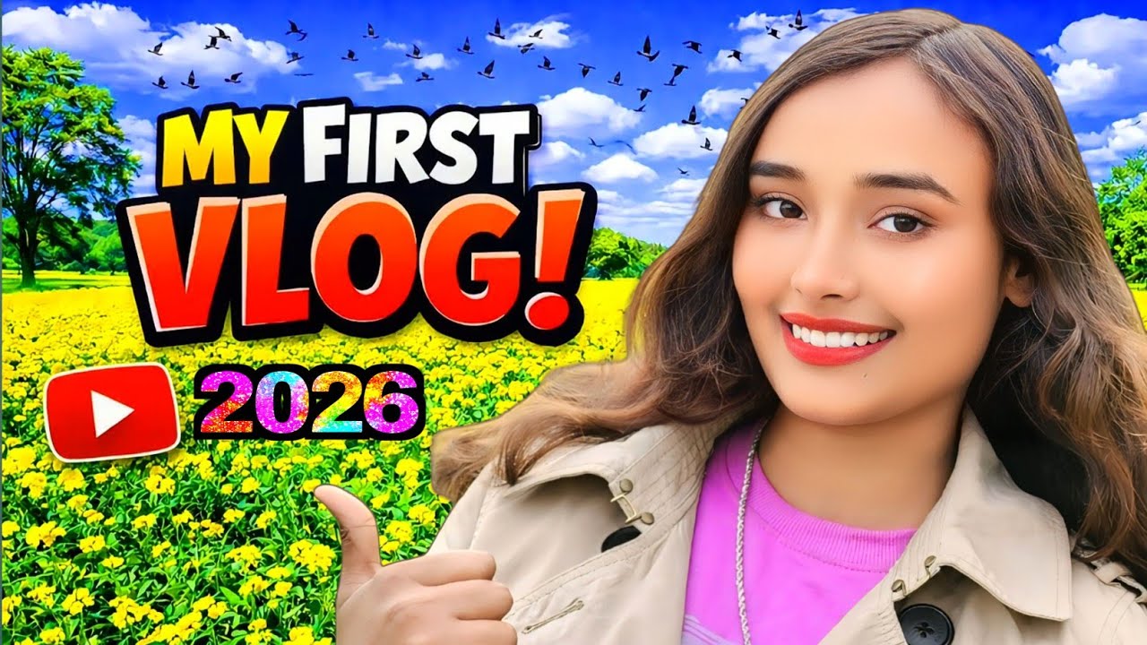 My First Vlog 😍 | 2026 🥺