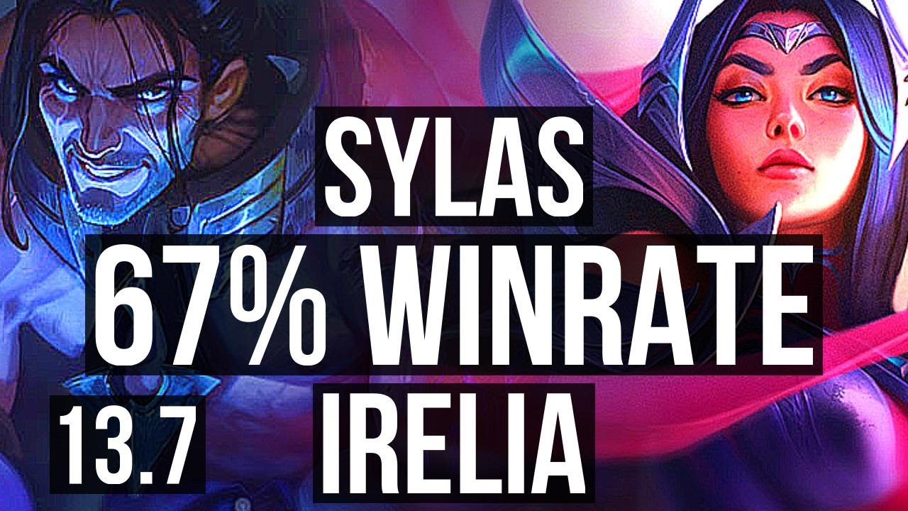 SYLAS vs IRELIA (MID) | 67% winrate, 5/1/3 | KR Challenger | 13.7