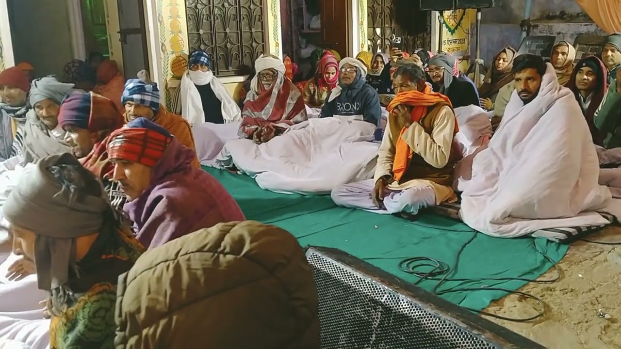 चेतावनी भजन काई धन ल्यायो ले जायगो छैला बान्द गठड़ी में सैनी सत्संग मंडली राजपुर बड़ा 