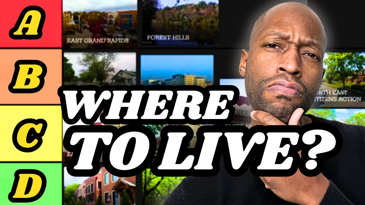 I Ranked Grand Rapids, Michigan's BEST Cities to Live 🤯 (ULTIMATE Tier List!)