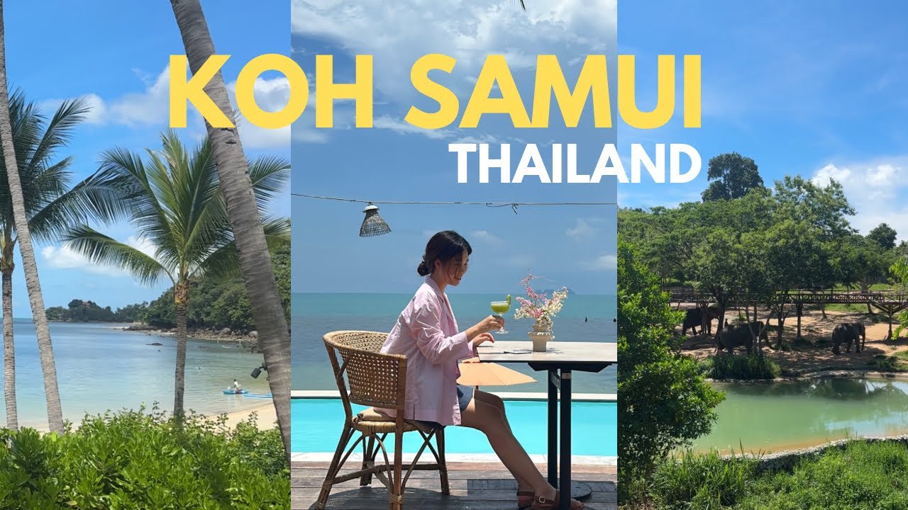 Koh Samui Travel Vlog | Beaches, Thai Food, Elephant Sanctuary & Luxury Resorts! | Thailand