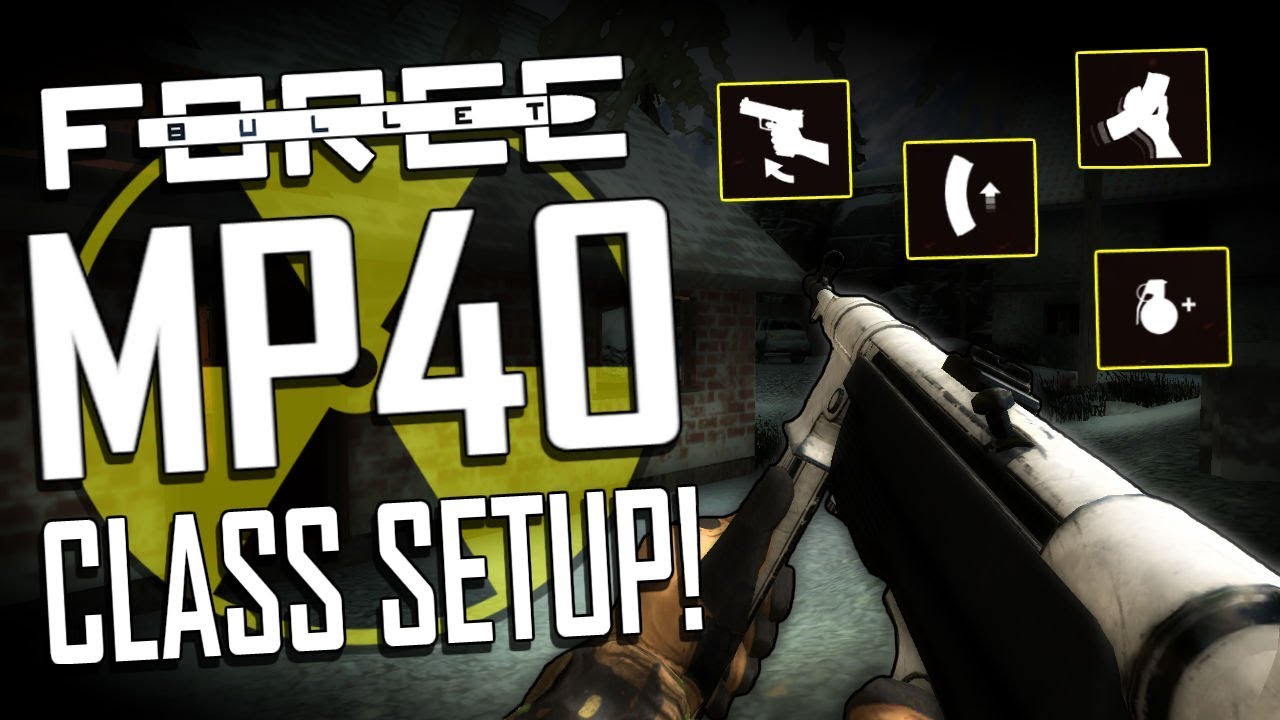 Bullet Force: BEST CLASS SETUP FOR THE MP40! - [MP40 Setup/Guide]