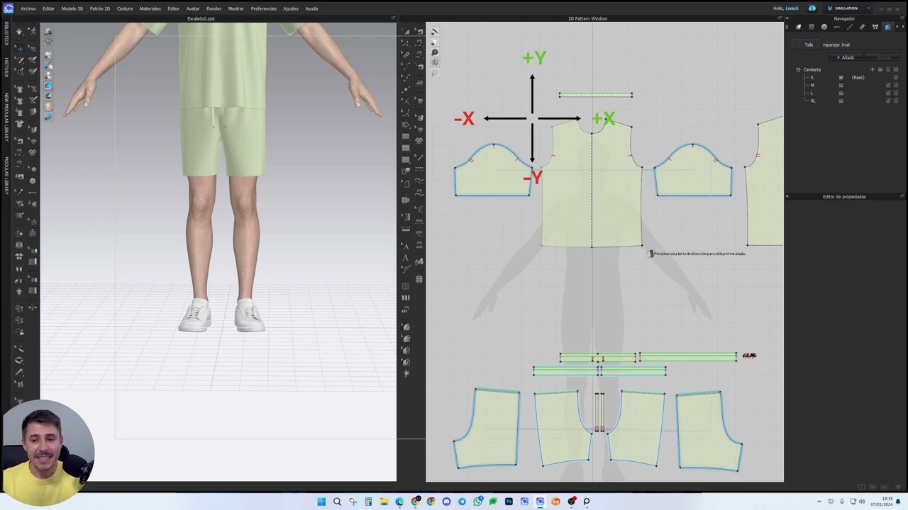 Clo3D Clase 20: Escalado y  Autoescalado