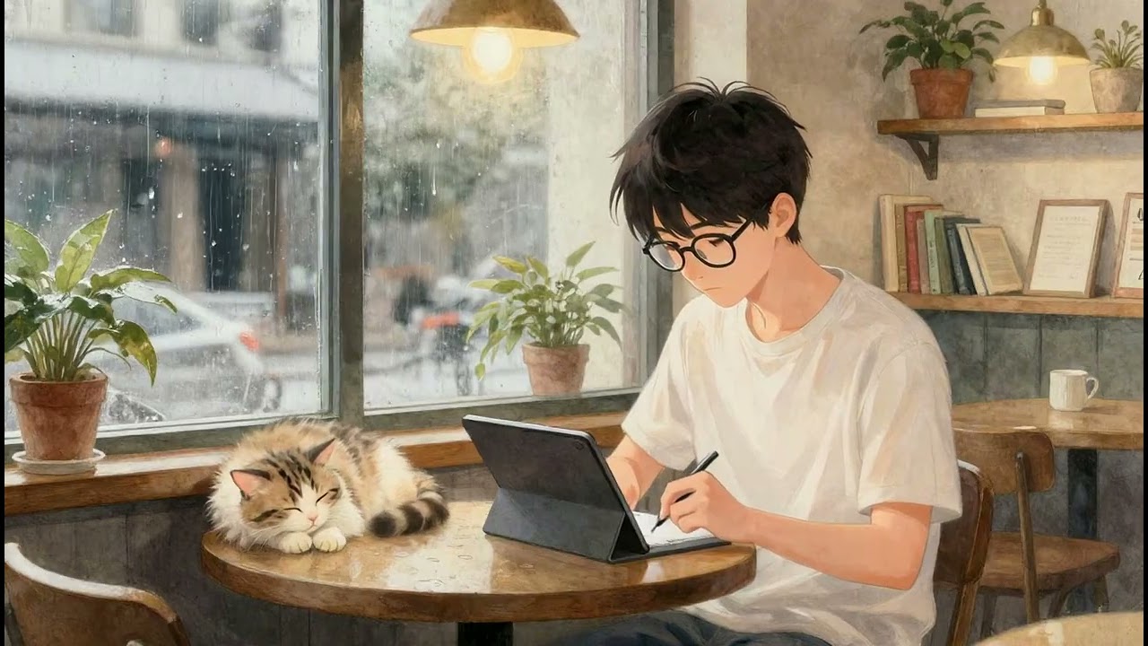 🌧️ Relaxing Tibetan Lo-Fi Music | 13 Minutes of Healing Rain Sounds 🎶