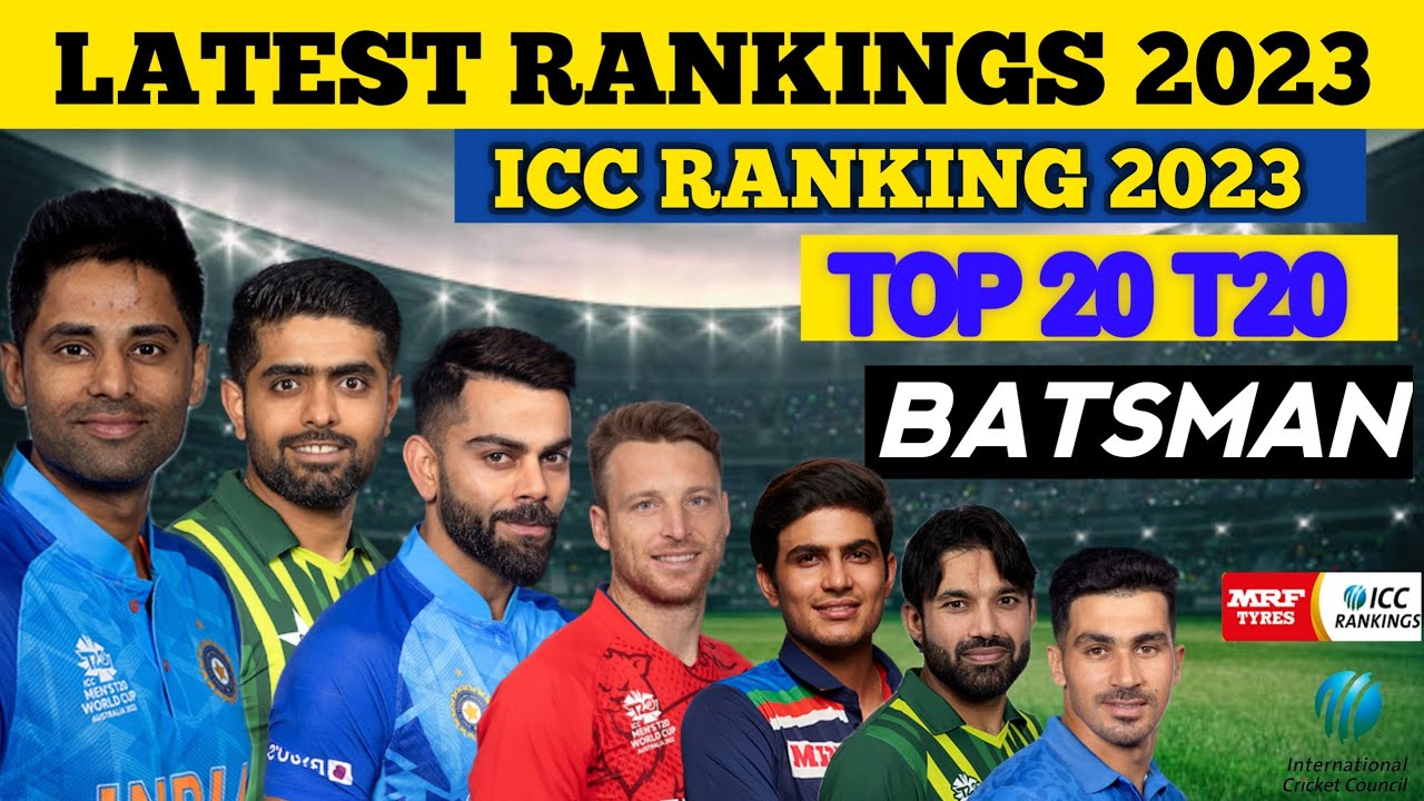 ICC T20 Ranking 2023 | ICC Top 20 Batsman | Cricket