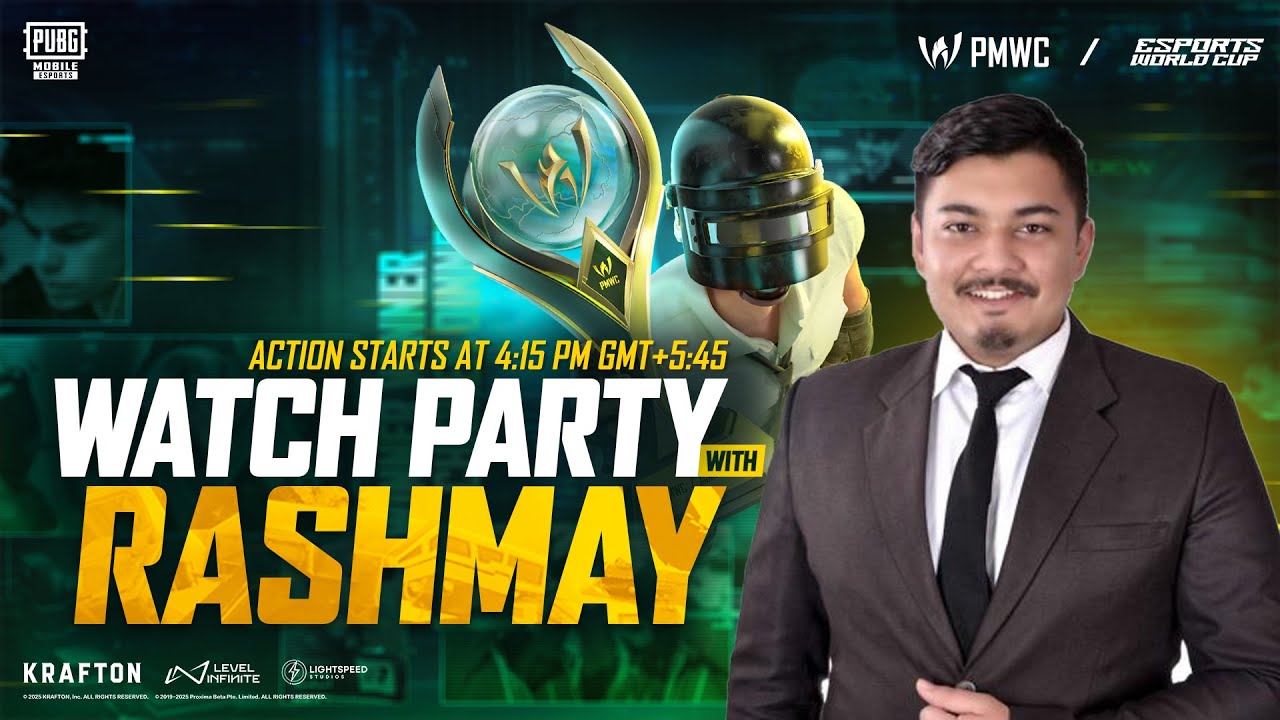[WATCHPARTY] 🧿2025 PMWC at EWC Grand Finals D3  | ft. @cr7horaaYT