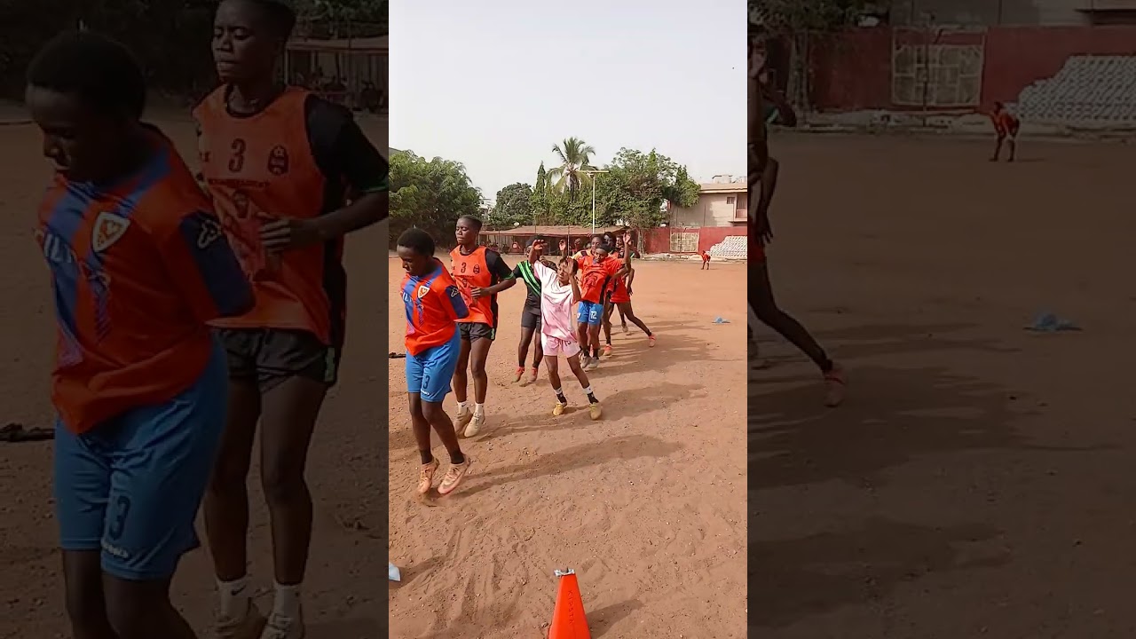 C’est un jeu que le staff a organisé après l’entraînement, afin de renforcer la cohésion sociale 