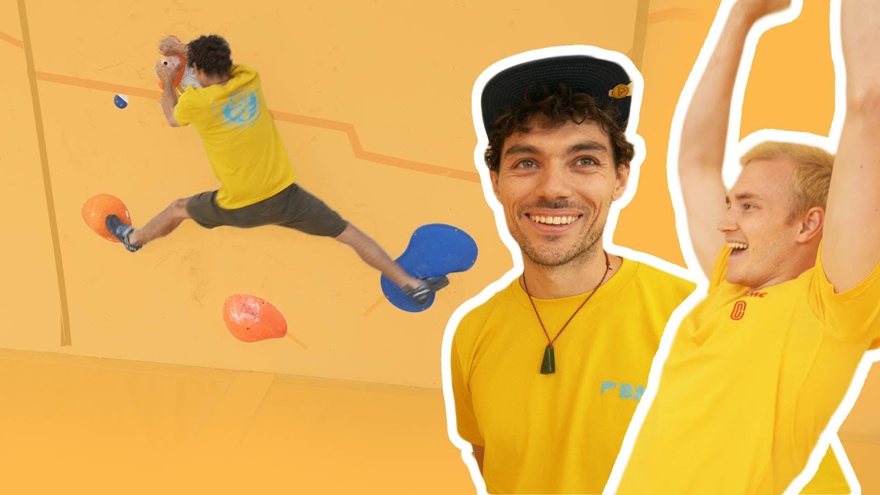 Джейк и Том участвуют в чемпионате Великобритании по боулдерингу