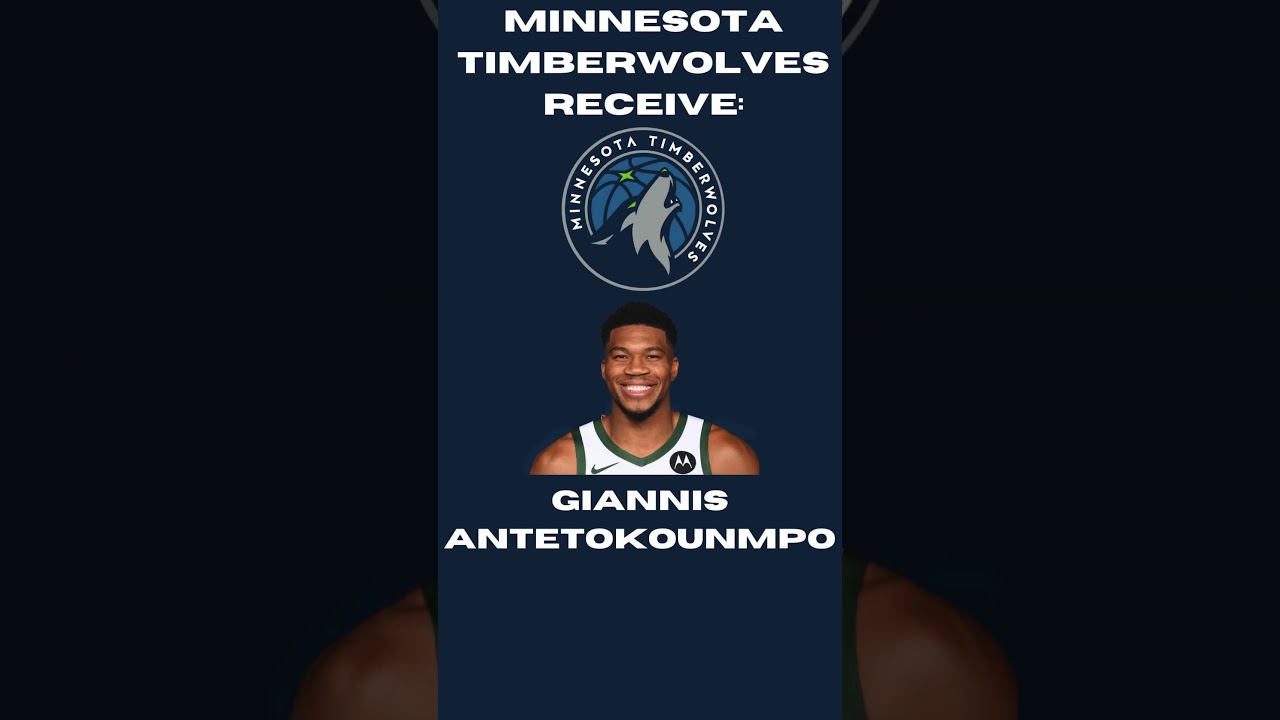 TRADING Giannis Antetokounmpo To The Minnesota Timberwolves! #nba #basketball #viral