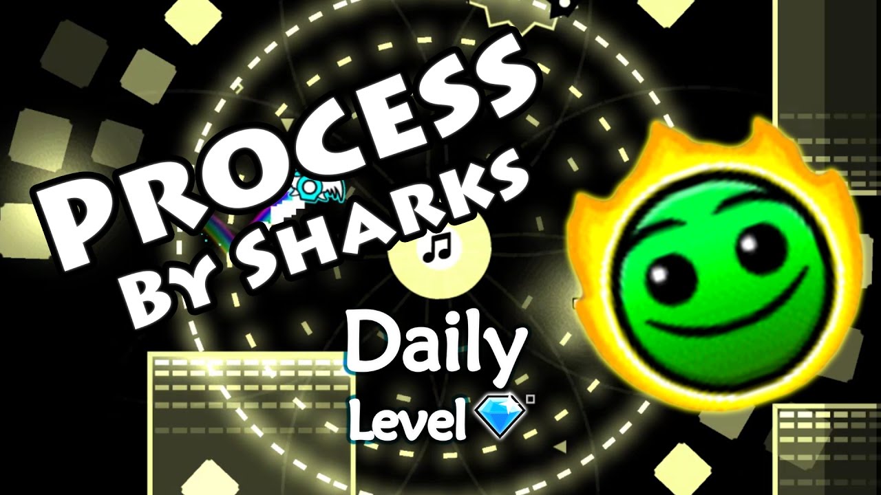 Geometry Dash - Process (By Sharks) ~ Daily Level #125 [All Coins]