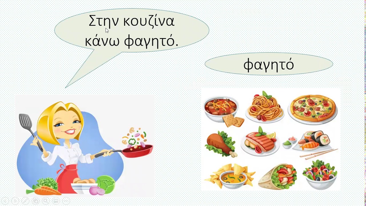 Μαθαίνουμε Ελληνικα!- Καλώς ήρθατε 21- Στην κουζίνα