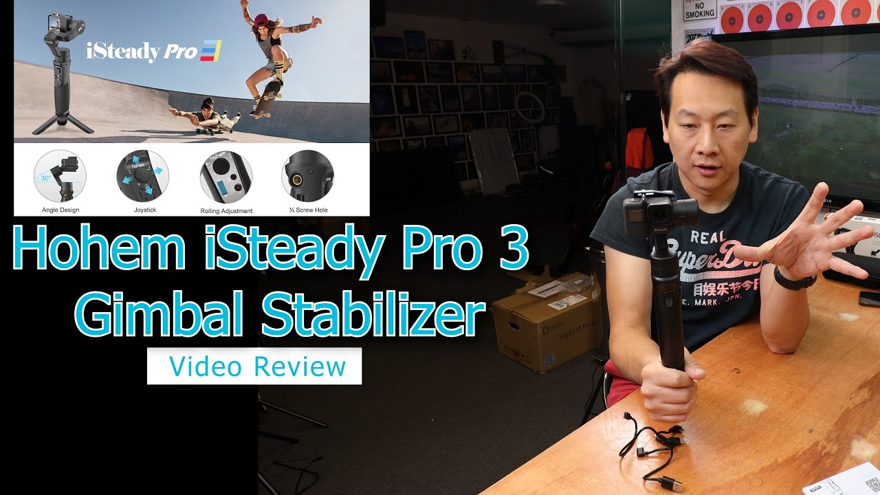 Hohem iSteady Pro 3 Action camera Gimbal Stabilizer review by Benson Chik