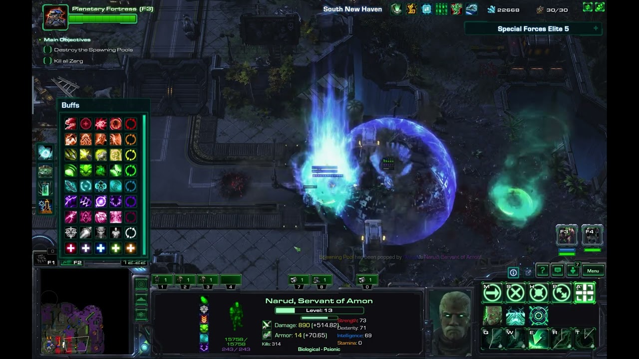 Starcraft 2 Special Forces Elite 5 Torment Clearing Narud and Many Hidden Bosses