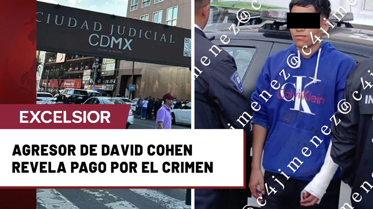 A joven sicario le ofrecieron 30 mil pesos por matar al abogado David Cohen