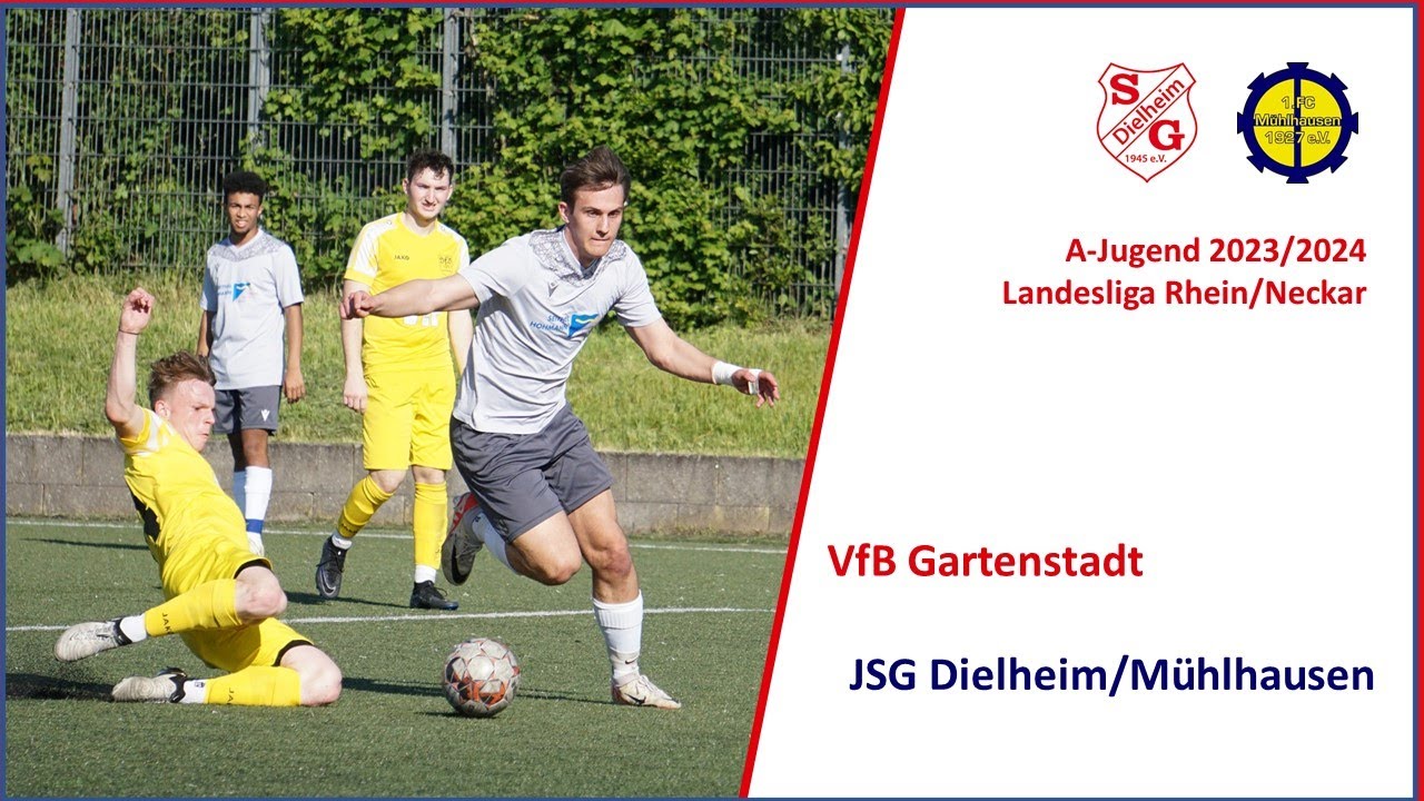 VfB Gartenstadt - JSG Dielheim/Mühlhausen 0:3 (0:3) 27. April 202 A-Jugend Landesliga